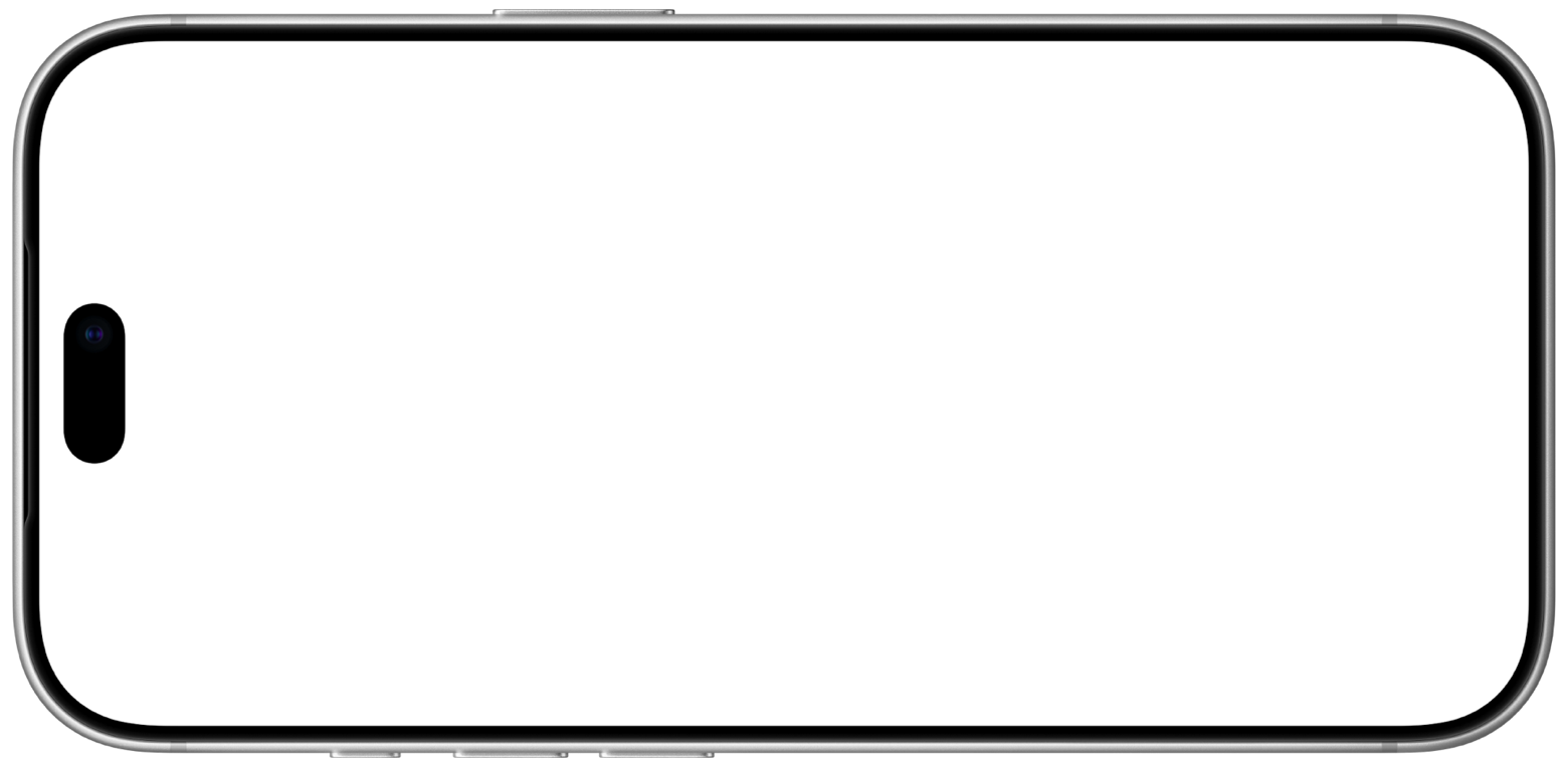 iPhone im Querformat mit MAZEdrift-Gameplay